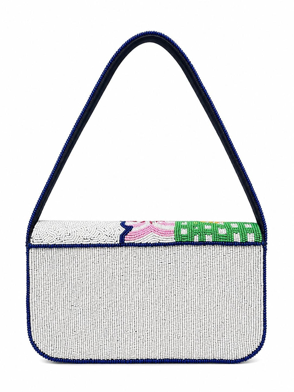 Handmade Colorful Beaded Shoulder Bag | Boho Art Beadwork Purse | Unique Statement Handbag for Women