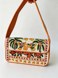 Beaded Tropical Birds Shoulder Bag | Colorful Boho Artisan Purse